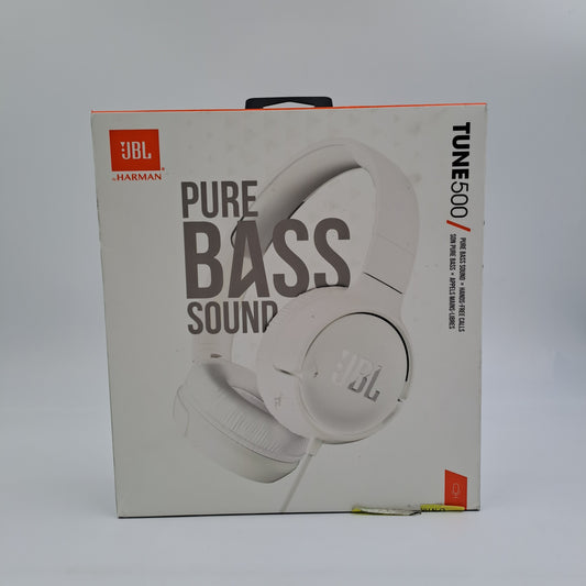 JBL Tune 500 | Wired On-Ear Headphones with JBL Pure Bass Sound and Built-In Microphone