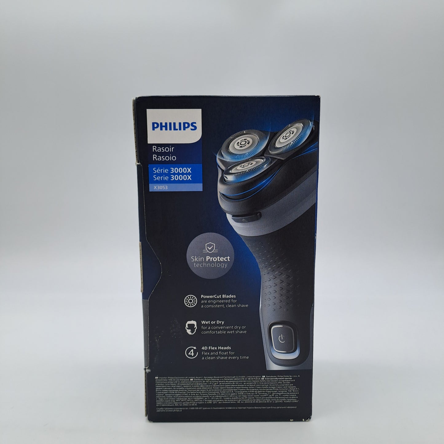 Philips Shaver Serie 3000X Rasoio Elettrico Wet & Dry