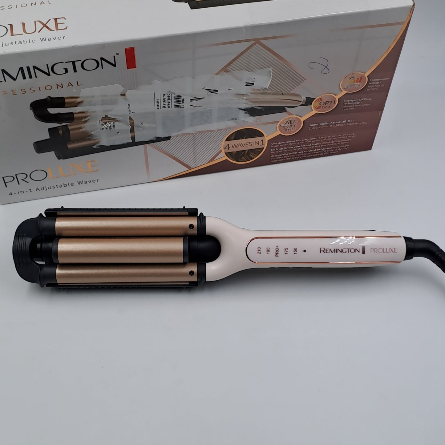 Remington ProLuxe 4-in-1 Adjustable Waver