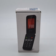 emporiaTALKglam Telefono a Conchiglia 2,4" con Tasto SOS – Nero