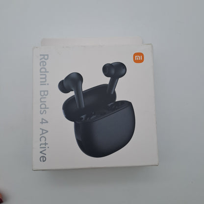 Xiaomi Redmi Buds 4 Active Écouteurs sans fil Bluetooth noirs avec étui
