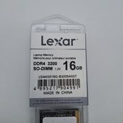 Lexar SODIMM DDR4 16GB 3200MHz CL22 – LD4AS016G-B3200ASST