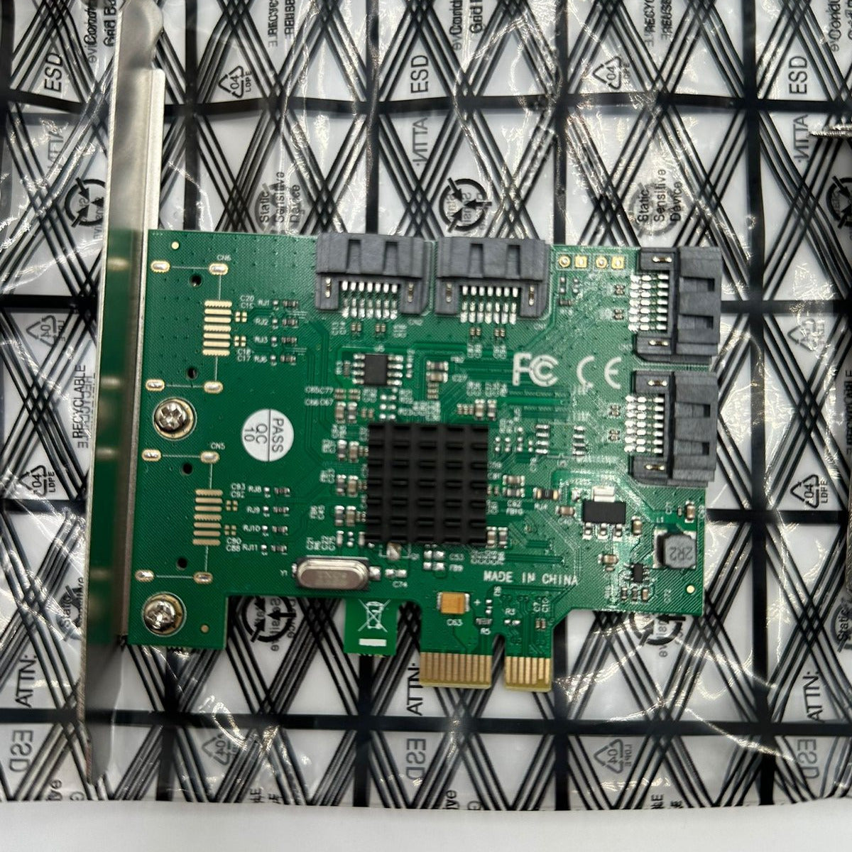 KALEA-INFORMATIQUE Scheda Controller PCIe x1 4 Porte SATA 3 6Gb/s Marvell 88SE9215