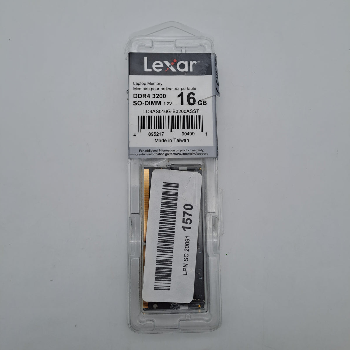 Lexar 16GB DDR4 3200MHz SO-DIMM CL22 RAM Notebook