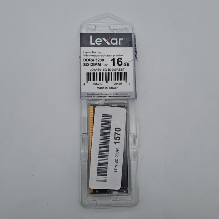 Lexar 16GB DDR4 3200MHz SO-DIMM CL22 RAM Notebook