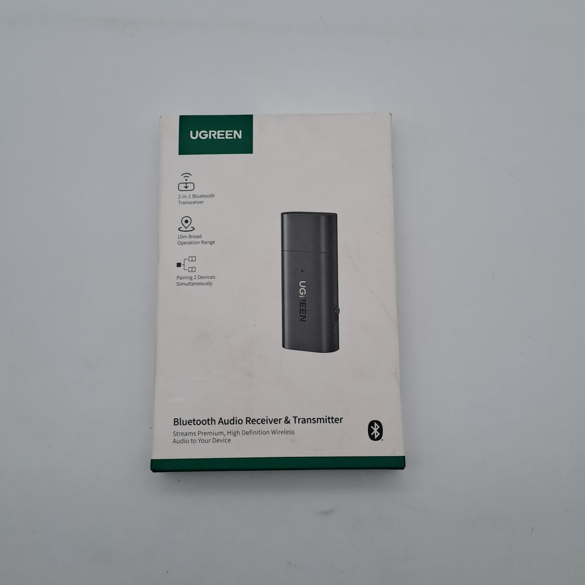 UGREEN CM523 60300 Trasmettitore Ricevitore Bluetooth 5.1 2-in-1 AUX 3,5 mm