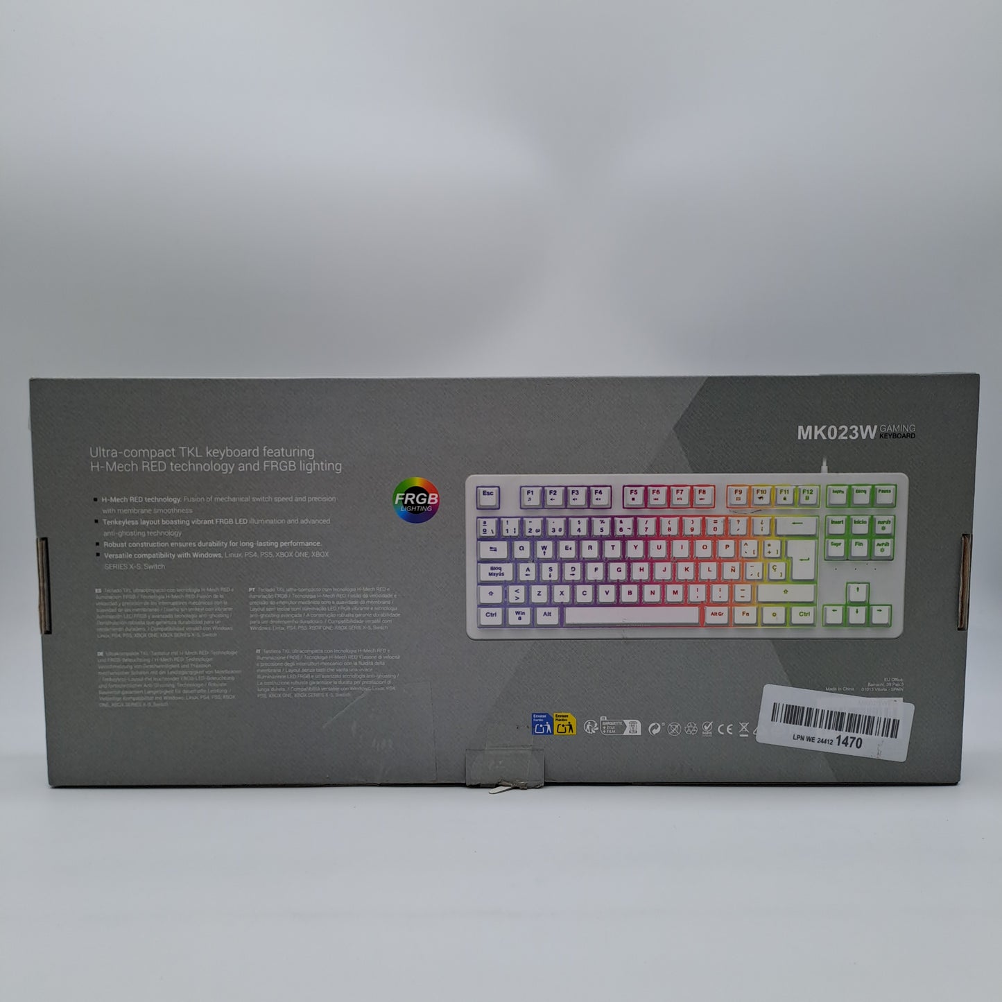 Mars Gaming MK023W Teclado Gaming