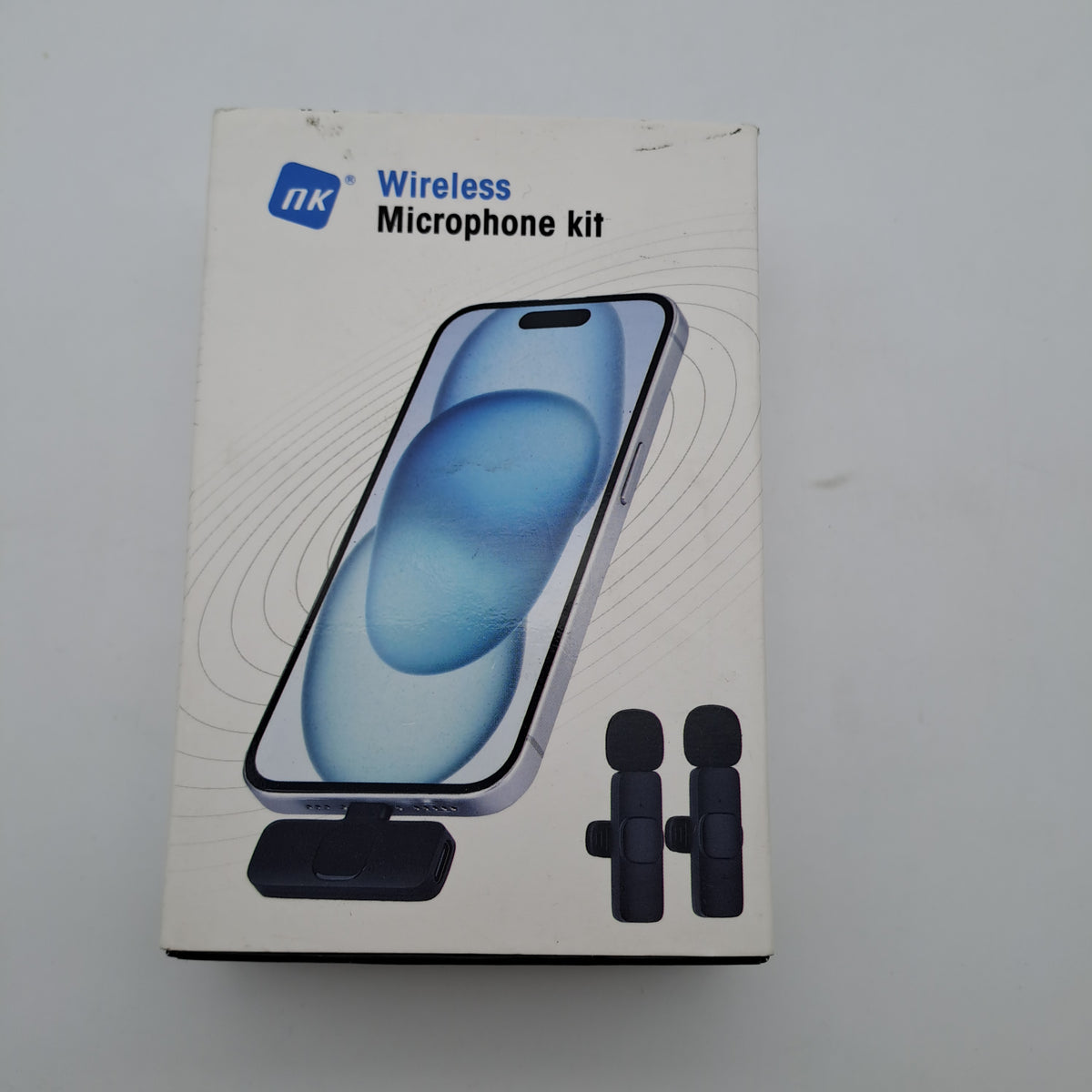 NK FA340040 Kit Doppio Microfono Lavalier Wireless USB-C e Lightning