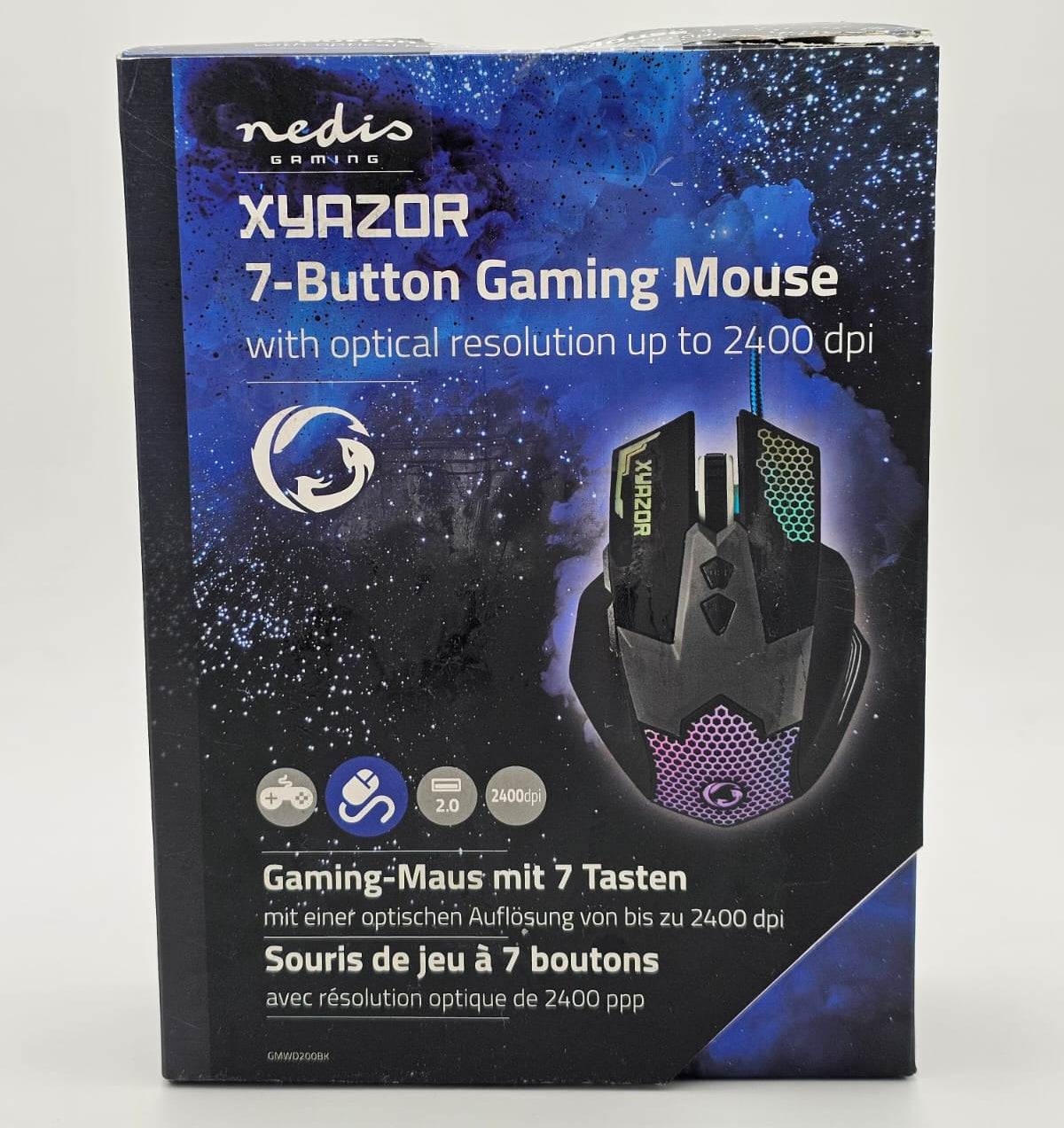 Mouse Gaming Nedis XYAZOR 7