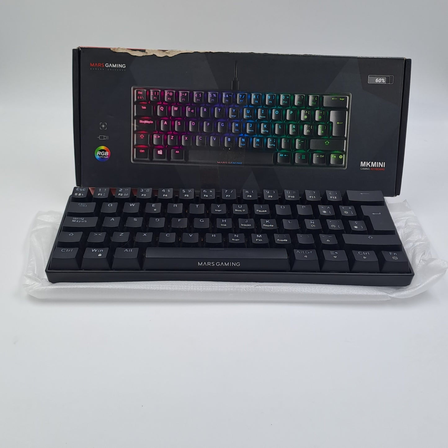 Mars Gaming MKMINI RGB 60% Gaming Keyboard