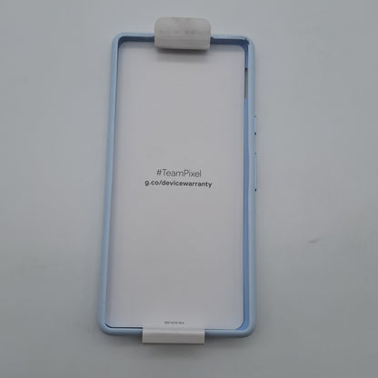 Google Custodia per Pixel 7a in Silicone Resistente Celeste