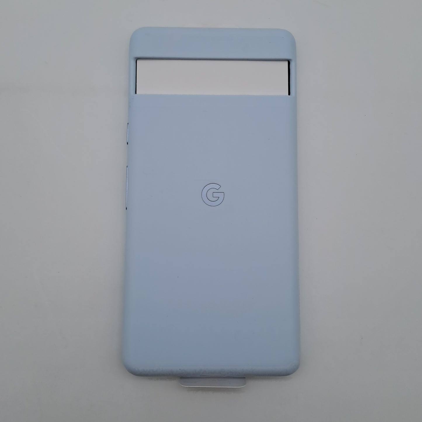 Google Custodia per Pixel 7a in Silicone Resistente Celeste