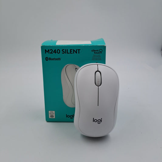 Logitech M240 Silent Mouse Bluetooth – Off White