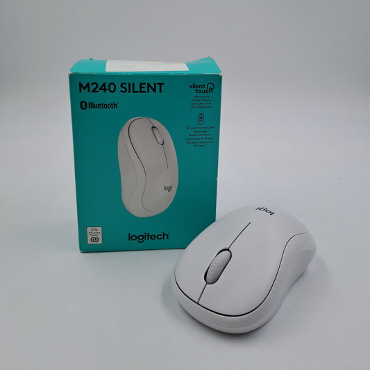 Logitech M240 Silent Mouse Bluetooth – Off White