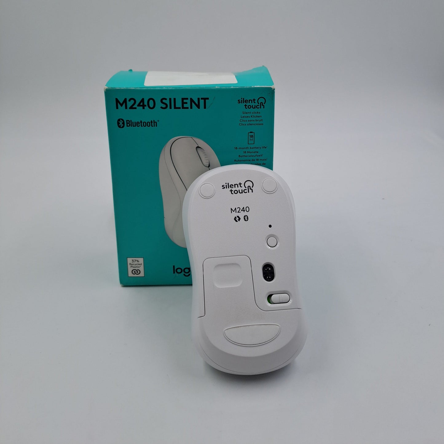 Logitech M240 Silent Mouse Bluetooth – Off White