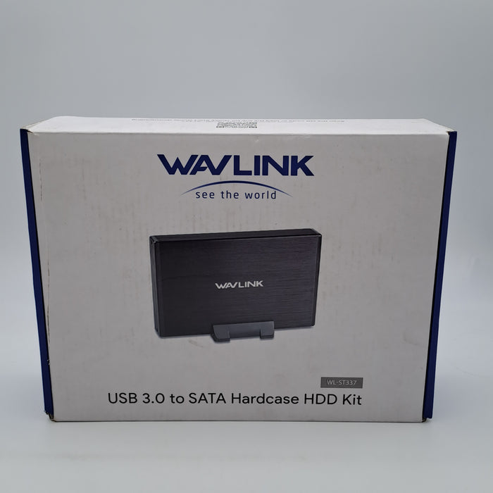 WAVLINK Custodia HDD 3,5" SATA USB 3.0 in Alluminio – Fino a 10TB