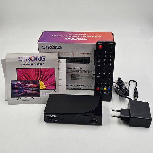 STRONG SRT 3030 – Decoder Digitale HD via Cavo DVB-C con HDMI e Telecomando