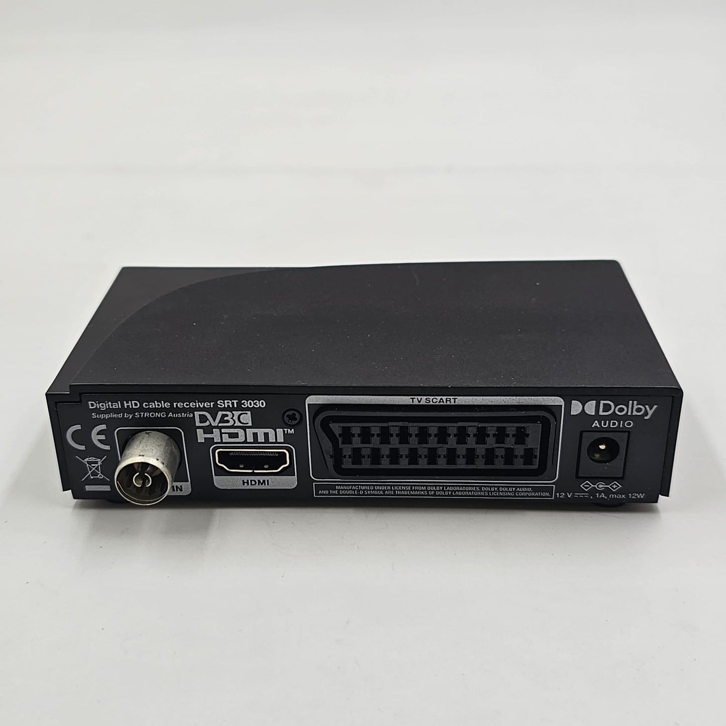 STRONG SRT 3030 – Decoder Digitale HD via Cavo DVB-C con HDMI e Telecomando
