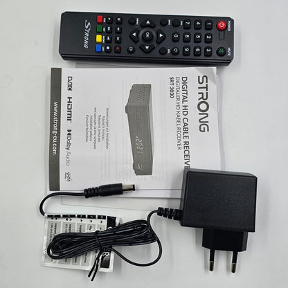STRONG SRT 3030 – Decoder Digitale HD via Cavo DVB-C con HDMI e Telecomando
