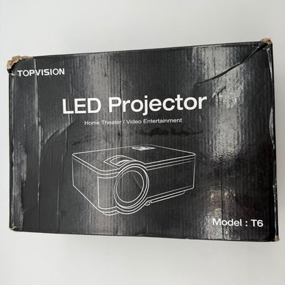 TOPVISION T6 Mini Proiettore Portatile LED