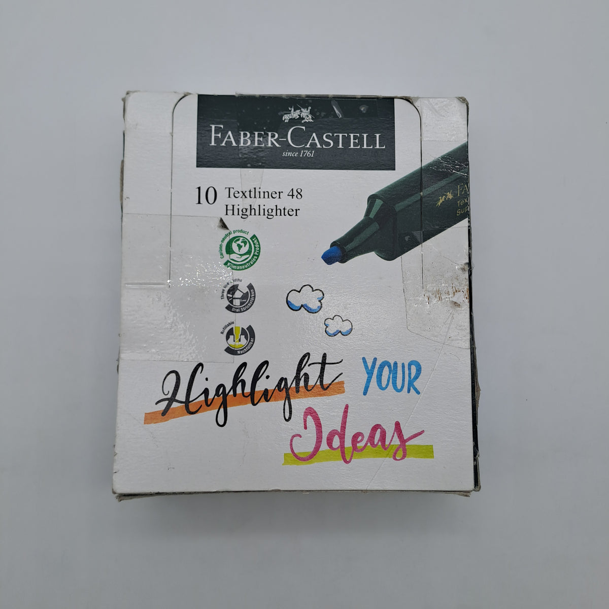 Faber-Castell Evidenziatori Blu – Set 9 Pezzi