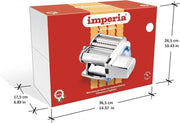 Imperia Electric iPasta Inox 4650 – Macchina per Pasta Elettrica e Manuale 65W