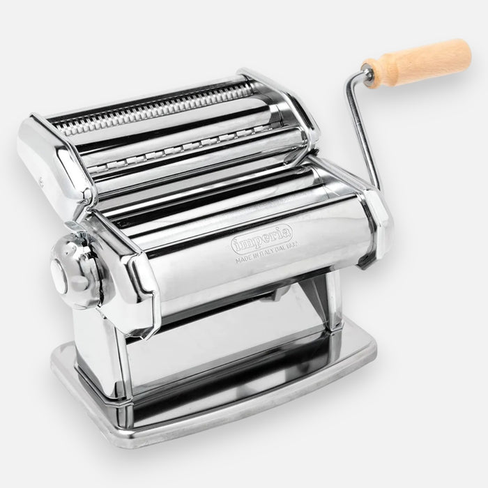 Imperia Macchina per Pasta Manuale 3100 – Acciaio Inox con 6 Spessori