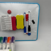 Lavagna Bianca con Set 6 Pennarelli Staedtler Lumocolor e Accessori