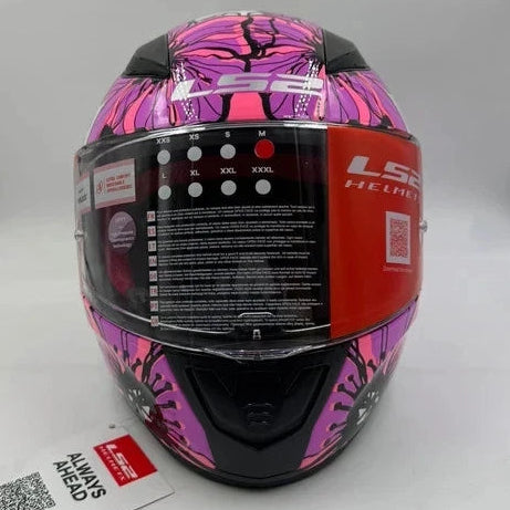 Casco Integrale LS2 FF353 Rapid Poppies Rosa – Taglia M