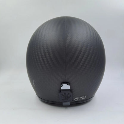 Casco Moto LS2 OF601 BOB Solid Carbon – Taglia M