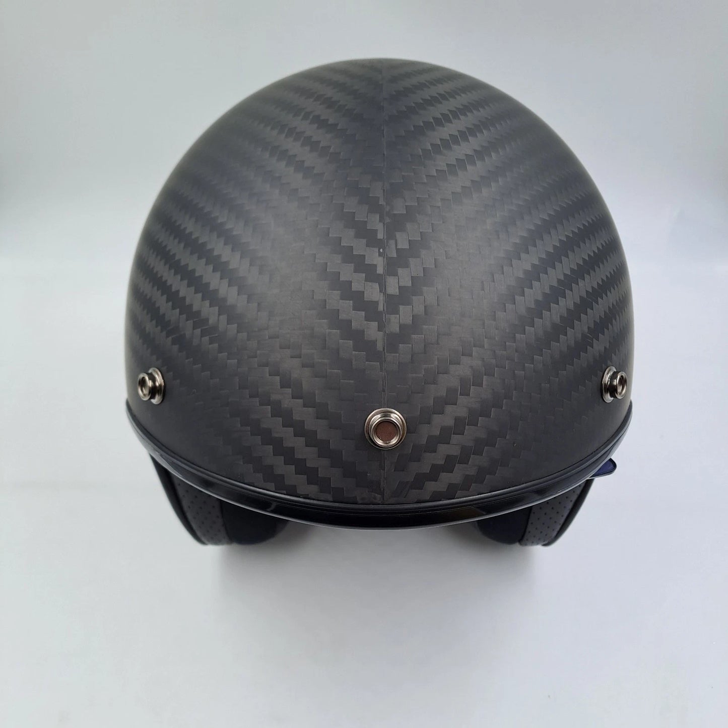 Casco Moto LS2 OF601 BOB Solid Carbon – Taglia M