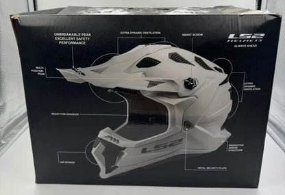 Casco Cross / Off-Road LS2 MX700 Subverter Evo Bianco Lucido – Taglia L