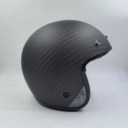 Casco Moto LS2 OF601 BOB Solid Carbon – Taglia M
