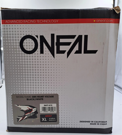 Casco O’Neal 3SRS Helmet Voltage Black/White – Taglia XL