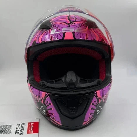 Casco Integral LS2 FF353 Rapid Poppies Rosa – Talla M